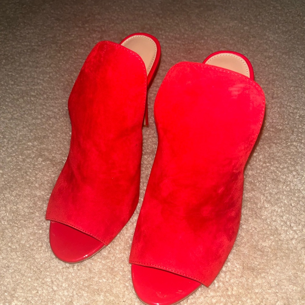 Steve Madden Red Mules - image 1